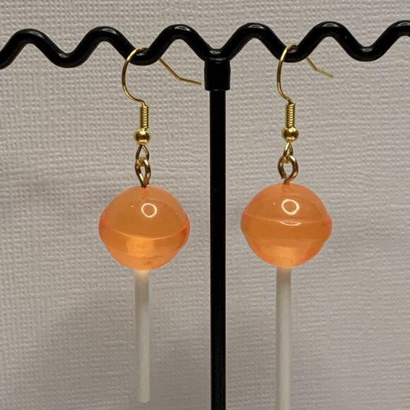 Lollipop Earring, Sucker Earring, Candy Earring, Funny Food Earring, Gift Idea - Picture 4 of 8
